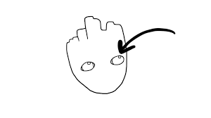 I finally saw guardians of the galaxy vol. How To Draw Baby Groot Step By Step Drawing Beano Com