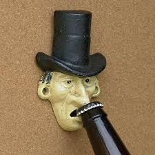 British Top Hatter Cast Iron Bottle Opener Cast Iron Bottle Opener Beer Bottle Opener Bottle Opener