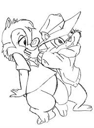 Chip and dale coloring pages. Kids N Fun Com 35 Coloring Pages Of Chip And Dale