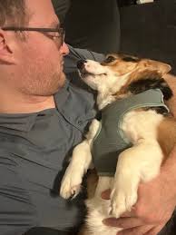 Coco gets nothing but absolute happiness from her daddy snuggles.