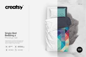 Single Bed Bedding Mockup Set Mockup Free Psd Mockup Free Mockup