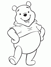 Start by drawing the biggest circle for the body in the center of your piece of paper and then add a little circle above it with a slight shift to the right. Winnie The Pooh Drawings Coloring Home