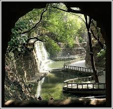 Waterfall At Rock Garden Chandigarh Garden Waterfall Garden Design