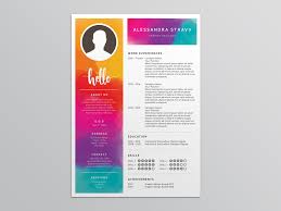 Great starting point for your next campaign. 20 Free Colorful Resume Templates With Professional Design Decolore Net