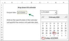 How To Create A Drop Down List Calendar Date Picker In Excel