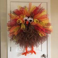 You can use 10 poly burlap in place of the burlap i used in this live. Deco Mesh Turkey Wreath Deco Wreaths Turkey Wreath Thanksgiving Wreaths