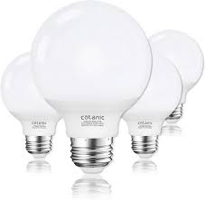 Shop for led globe light bulbs in led light bulbs. G25 Led Globe Light Bulbs Cotanic 5w Vanity Light Bulb 60w Equivalent Daylight 4000k Non Dimmable Makeup Mirror Lights For Bedroom Led Bathroom Light Bulbs E26 Medium Screw Base 500lm Pack Of 4