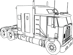 40+ semi coloring pages for printing and coloring. Printable Tractor Trailer Coloring Page Novocom Top