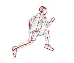 Pose Person Running Drawing How To Draw A Person Running how to draw a person running