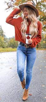 I M Finally Wearing Jeans Again Here Are The Cute Outfits I M Saving Outfit Inspiration Fall Cute Winter Outfits Fall Outfits Women