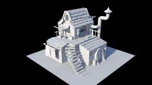 Exient House Design 3d Model Arpit Bagaria On Artstation At Https Www Artstation Com Artwork Rrog96 House Design Design 3d Model