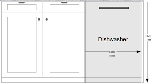Therefore standard and special dimensions have become established. Built In Dishwasher Measurements Cm Google Search Techniek