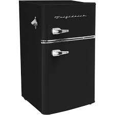 Frigidaire Retro 3 2 Cu Ft Mini Fridge With Top Freezer Black Efr840 Black Best Buy Mini Fridge Retro Fridge Black Mini Fridge