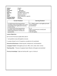 8 years ago8 years ago. 319495073 Lesson Plan Year 5 Grammar Malaysian Legends Docx Pronoun Teachers