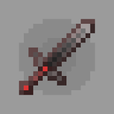 Prepare for your mining expedition. I Thought That The Netherite Sword Looked To Similar To The Stone Sword So I Added Red Gems On It This Is My First Post So Tell Me What You Think Minecraft