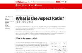 What Is The Aspect Ratio 4 3 16 9 21 9 Rtings Com