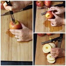 The seeds, the core, the blossom end: How To Slice An Apple 4 Different Methods Good Cheap Eats