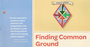 Finding Common Ground Pdf Girl Scout Badges Cadette Girl Scout Badges Girl Scout Troop Leader