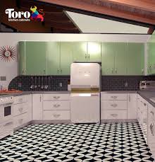 Pin By Toro Kitchen Cabinets On Kitchen In 2020 Modern Metal Kitchen Metal Kitchen Cabinets Retro Kitchen