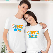 Mommy and me shirt set mother and son matching shirts just a boy in love with his mama shirt mom son matching shirt set baby shower gift. Buy Super Mom And Son Mom And Son Combo Matching T Shirts Online
