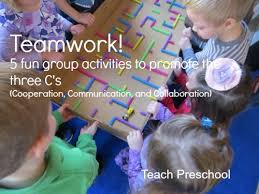 Five Simple Activities That Promote Teamwork Teamwork Activities Teaching Preschool Communication Activities