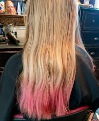 Bleached hair is more porous and swollen than unbleached hair due to the effects of the bleach on your hair's outer cuticle and pigment. How To Get Pink Out Of Bleached Blonde Hair In 4 Steps