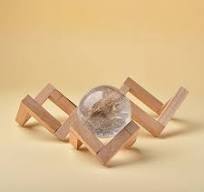 1pc Wooden Crystal Ball Splicing Base Wood Glass Sphere ...