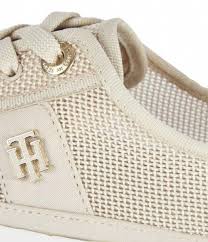 Sneakers femme blanche tommy hilfiger. Tommy Hilfiger Sneaker Mesh Vulc Sneaker Classic Beige Aci The Little Green Bag