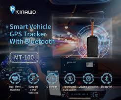 The data arrives at a server, which allows you too access the information. Kingwo Iot Hot Selling Kingwo Mt100 2g Wired Bluetooth Vehicle Gps Tracker Bluetooth Function Dual Ip Support Ip Block Feature Dc 9 90v Fleet Management Tracking History Real Time Tracking Remote Engine Control