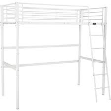 8cm minimo / 12cm massimoletto in alto a partire dai 6 anni1m da terra per il letto in alto. Letto A Soppalco Alora 90 X 190 Cm Bianco