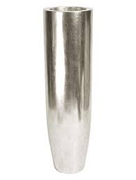 Pandora 35 Silver Leaf Large Round Tall Polystone Planter D35 H125 Cm 120 Ltrs Cap From 632 16 Getpotted Com Shop for large indoor plant pots online at target.