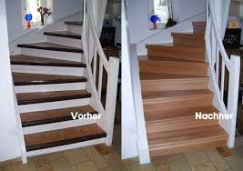 Soll die ganze treppe mit einem teppich verkleidet werden, brauchen sie treppenkantenprofile. Treppenrenovierung In Regensburg Holztreppen Haustreppen