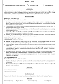 Senior finance managers are those experienced professionals who support the business in making a better financial decision. Resume Cv Sample For Finance Manager Jobsdb Hong Kong