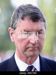 Vice Admiral Sir Timothy Laurence attends the New Zealand national  commemoration for the Battle of Passchendaele at Tyne Cot Cemetery, Belgium  Stock Photo