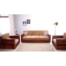 Wooden sofa sets come in a wide variety being in use for years. Brown Designer Wooden Sofa Set Rs 30000 Unit Shabbir Furniture Work Id 20545936791