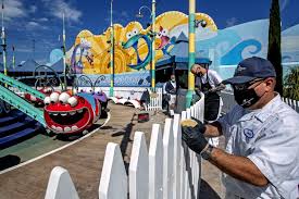 Universal studios® opened its doors to paying guests in 1915 when enterprising studio founder carl laemmle charged. Disneyland California Theme Parks Prepare For Reopening Los Angeles Times