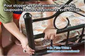Lit Qui Grince Voici La Solution Pour Stopper Les Grincements En 2020 Lit Qui Grince Comment Economiser Astuce Menage