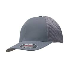 The Hat Pros Fitted 6533 Flexfit Hat Tactel Mesh Cap Grey L Xxl Walmart Com Walmart Com