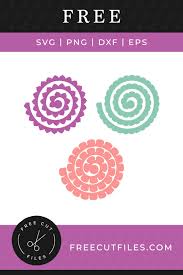 3d Flowers Free Svg Download And Create Your Own Diy Projects Using Your Cricut Explore Silhouette Cameo A In 2020 Flower Svg Flower Svg Files Rolled Paper Flowers