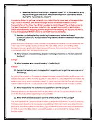 The storyteller the storyteller's secret: Commonlit The Scramble For Africa Answer Key Scramble For Africa Imperialism In Africa Webquest With Teacher Key