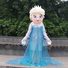 Cosplay Dondurulmuş Kar adam Olaf Elsa Anna Prenses karakter kostüm Maskot  Reklam süslü elbise Parti Hayvan karnaval sahne