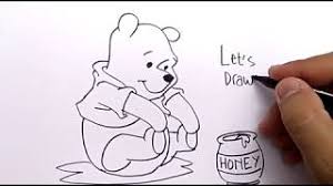 Drawing its ears is very easy, all you have to do is take care of its ear shape. Very Easy How To Draw Winnie The Pooh For Kids Learn How To Draw Youtube