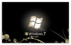Windows 7 Ultimate Bright Black Hd Desktop Wallpaper Widescreen High Definition Fullscreen Mobile Windows Wallpaper Windows Hd Wallpaper