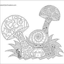Hard Trippy Coloring Page Mushroom Coloring Page Mandala Malvorlagen Lustige Malvorlagen Wenn Du Mal Buch
