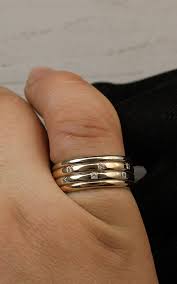 Men S Two Tone Gold Unique Wedding Band By Weddingringsstore Mens Gold Wedding Band T White Gold Wedding Ring Set Modern Wedding Rings Mens Gold Wedding Band