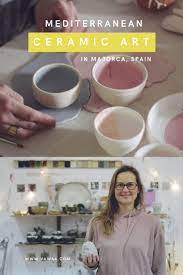 How to create ceramics at home. Learn Ceramic Artworks With Anastasia In Spain Ceramic Artwork Ceramics Organic Shapes