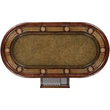 Oval Mahogany Poker Table By Jonathan Charles Poker Table Poker Table Plans Poker