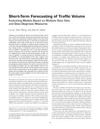 1,090 likes · 3 talking about this · 46 were here. Pdf Short Term Forecasting Of Traffic Volume Evaluating Models Based On Multiple Data Sets And Data Diagnosis Measures