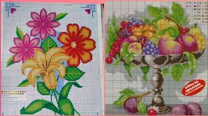 Full color cross stitch chart: Beautiful Cross Stitch Latest Patterns With Graph Youtube