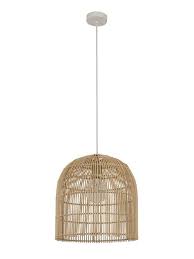 The sanibel large pendant by capital lighting brings an organic touch to a modern classic design. Herman 1 Light 350mm Tall Pendant In Natural Beacon Lighting